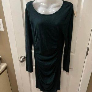 Dark Green Sweater Dress